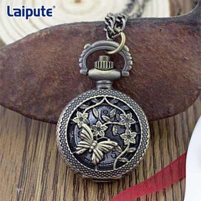 ROHS a approuvé la montre de poche argentée de cru, cru lumineux Elgin Pocket Watch