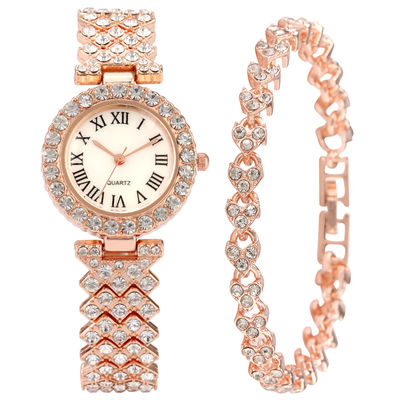montre-bracelet de quartz des femmes 100g, OEM Diamond Bracelet Watch For Ladies