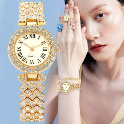 montre-bracelet de quartz des femmes 100g, OEM Diamond Bracelet Watch For Ladies