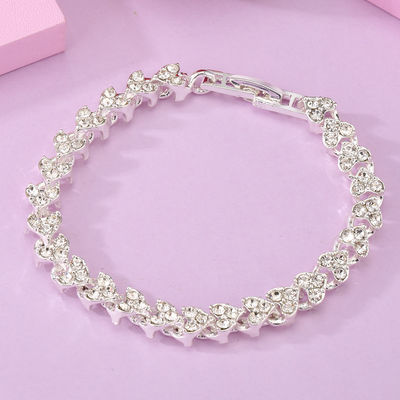 montre-bracelet de quartz des femmes 100g, OEM Diamond Bracelet Watch For Ladies