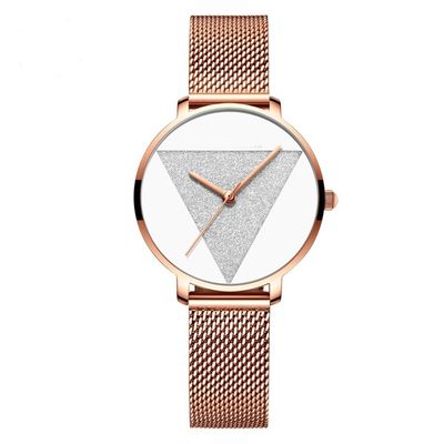 La montre-bracelet ROHS de luxe de quartz de femmes de Multiapplication a approuvé