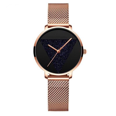 La montre-bracelet ROHS de luxe de quartz de femmes de Multiapplication a approuvé