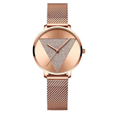 La montre-bracelet ROHS de luxe de quartz de femmes de Multiapplication a approuvé