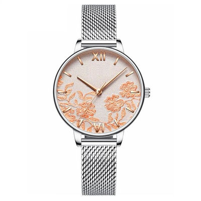 Chronographe minimaliste Multipattern Multiusage de montre-bracelet de quartz d'alliage de cru