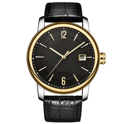 Le chronographe automatique de montre de Moonphase des classiques des hommes observe avec la courroie en acier