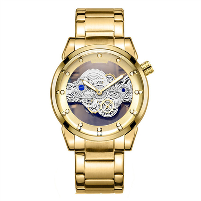 Creusez la montre automatique initiale non mécanique 3ATM de quartz imperméable