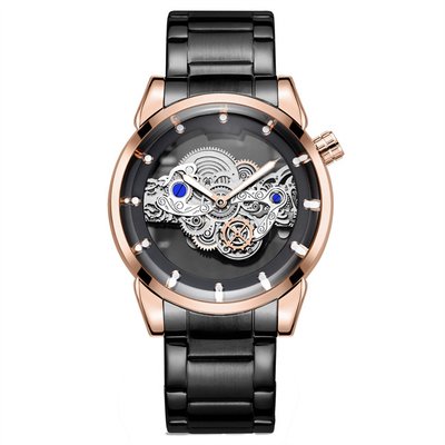 Creusez la montre automatique initiale non mécanique 3ATM de quartz imperméable