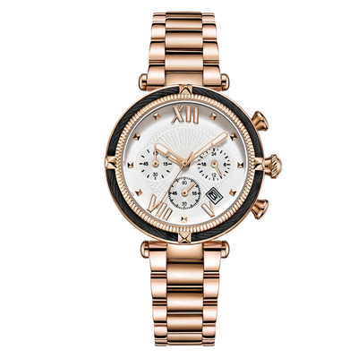 Nouvelles montres de luxe de tendance de Crystal Women Watch Roman Numerals pour des dames