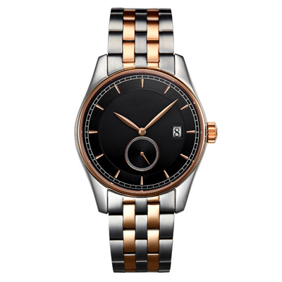 Montre-bracelet mutuelle de quartz d'acier inoxydable de professionnels pour des affaires