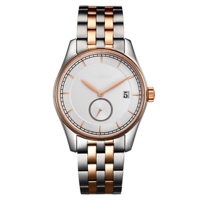 Montre-bracelet mutuelle de quartz d'acier inoxydable de professionnels pour des affaires