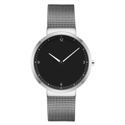L'alliage de mode couplent des montres-bracelet du quartz des hommes de minimaliste de montre de quartz