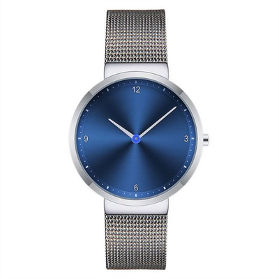 L'alliage de mode couplent des montres-bracelet du quartz des hommes de minimaliste de montre de quartz