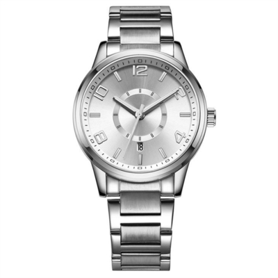 Quartz Movt de montre de chronographe d'affaires de montres-bracelet d'amants de quartz d'alliage