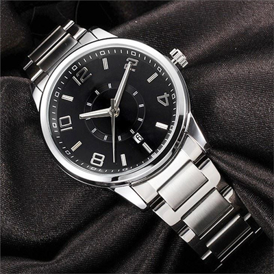 Quartz Movt de montre de chronographe d'affaires de montres-bracelet d'amants de quartz d'alliage