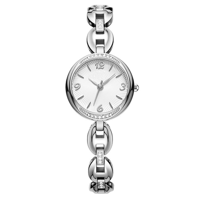 Montre-bracelet Diamond Encrusted Jewelry Buckle de quartz de femmes de bracelet