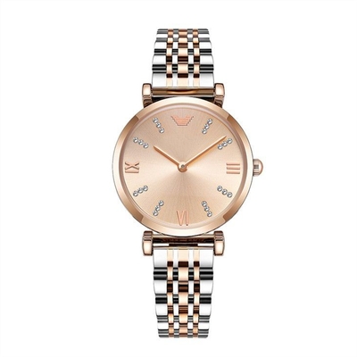 Montre analogue 30mm Dia Casual Aesthetic Mirror de quartz d'acier inoxydable