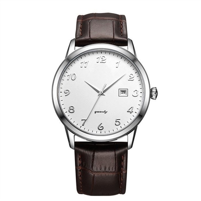 Ceinture du cadran 220mm de la montre-bracelet 42mm de chronographe de bracelets en cuir