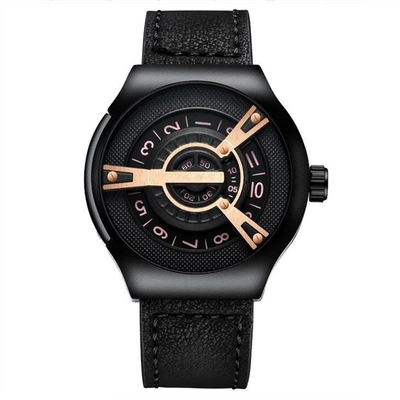 Caisse imperméable en verre 13mm de minerai de montre-bracelet de quartz de l'alliage 3BAR