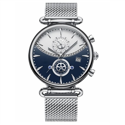 Les couples imperméables du quartz 3ATM observent dur la date d'alliage chronométrer 12mm Shell