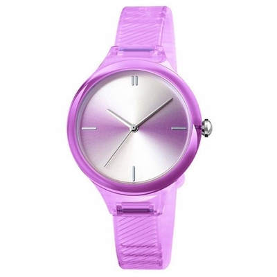 caisse imperméable élastique d'ABS de montre transparente de courroie de longueur de 30m