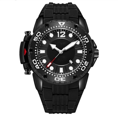 affichage masculin ROHS d'indicateur de montres de silicium de cas de 51mm imperméable