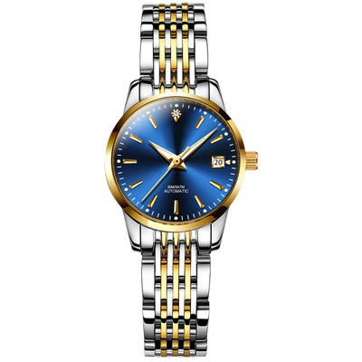 Cas de Diamond Watch Interchangeable Strap Alloy des femmes mécaniques