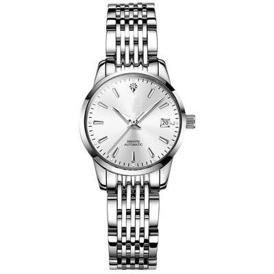 Cas de Diamond Watch Interchangeable Strap Alloy des femmes mécaniques