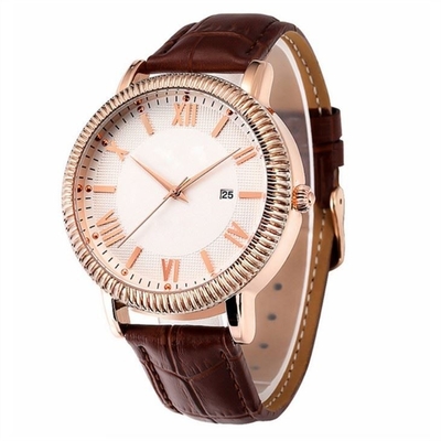Les montres-bracelet occasionnelles Sun de sports de quartz d'hommes ont modelé la montre d'affaires