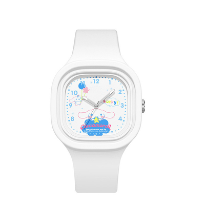 Longueur de la montre de Digital de silicone de bande de montre de silicagel d'étudiants 245mm résistante aux chocs