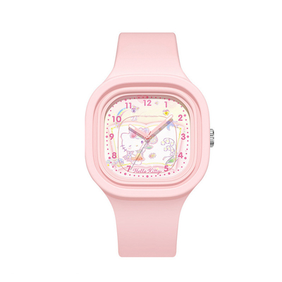 Longueur de la montre de Digital de silicone de bande de montre de silicagel d'étudiants 245mm résistante aux chocs