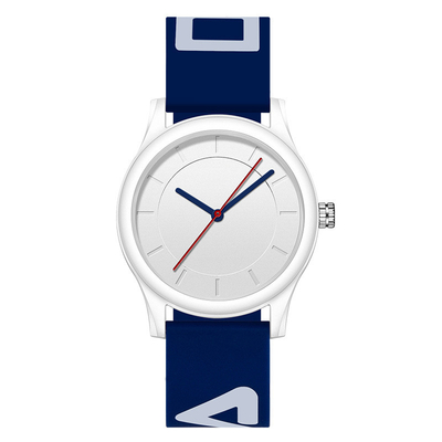Miroir acrylique de silicone de courroie de montre de sports d'épaisseur occasionnelle de la montre-bracelet 10mm