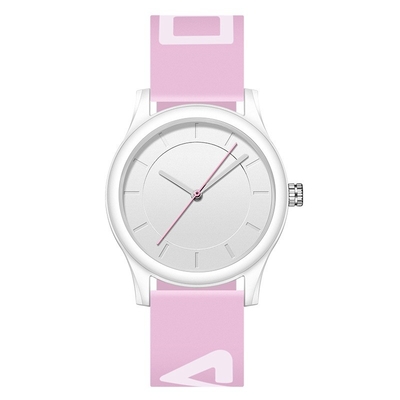 Miroir acrylique de silicone de courroie de montre de sports d'épaisseur occasionnelle de la montre-bracelet 10mm