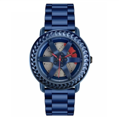 Longueur de la montre 310mm de chronographe d'acier inoxydable de sports résistante à l'usure