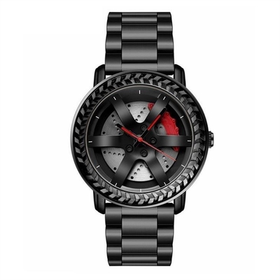 Longueur de la montre 310mm de chronographe d'acier inoxydable de sports résistante à l'usure