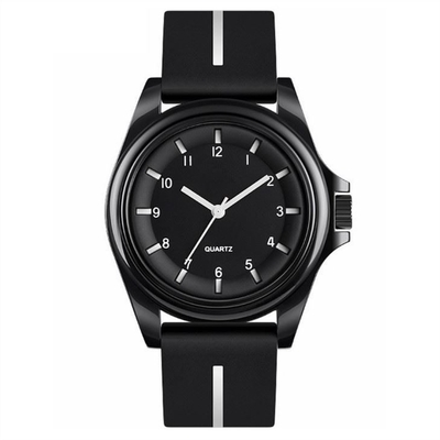 Les dames de courroie de silicone observe la bande de silicone de montre de Digital de bande de silicone pour la montre