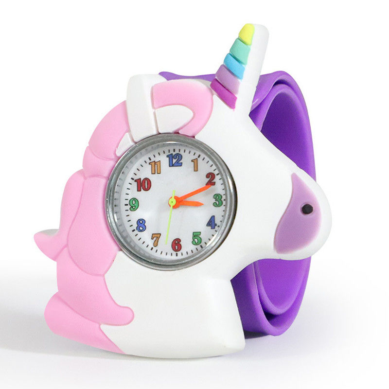 Matériel imperméable de l'épaisseur 3ATM Arcylic d'Unicorn Quartz Kids Watch 0.6cm