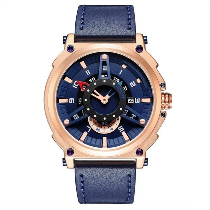 montre-bracelet Pin Buckle Outdoor Personality Belt ROHS de quartz d'alliage de cas de 11.5mm